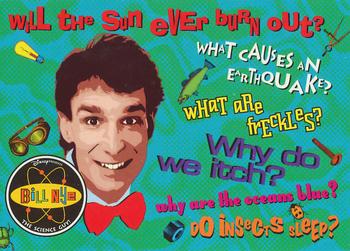 1995 SkyBox Bill Nye, The Science Guy #NNO Promo Card Front