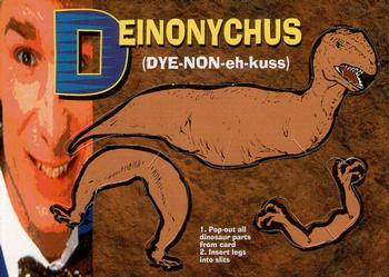 1995 SkyBox Bill Nye, The Science Guy #43 Deinonychus Front