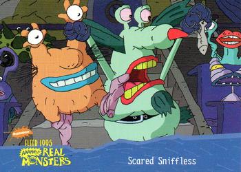 1995 Fleer AAAHH!! Real Monsters #8 Scared Sniffless Front