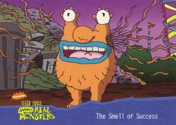1995 Fleer AAAHH!! Real Monsters #9 The Smell of Success Front