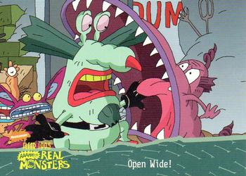 1995 Fleer AAAHH!! Real Monsters #40 Open Wide! Front