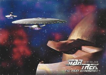 1995 SkyBox Star Trek: The Next Generation Season 2 #117 Mission Chronology Front
