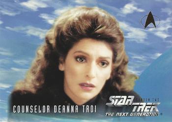 1995 SkyBox Star Trek: The Next Generation Season 2 #120 Counselor Deanna Troi Front