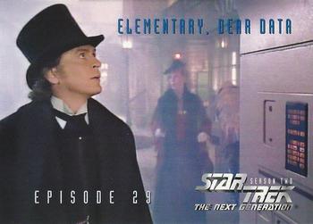1995 SkyBox Star Trek: The Next Generation Season 2 #143 Elementary, Dear Data Front