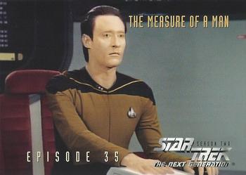 1995 SkyBox Star Trek: The Next Generation Season 2 #161 The Measure of a Man Front