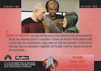 1995 SkyBox Star Trek: The Next Generation Season 2 #164 The Dauphin Back