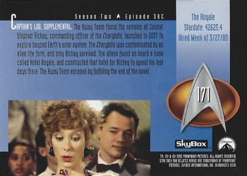 1995 SkyBox Star Trek: The Next Generation Season 2 #171 The Royale Back