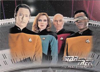 1995 SkyBox Star Trek: The Next Generation Season 3 #206 Mission Chronology - Card B Front