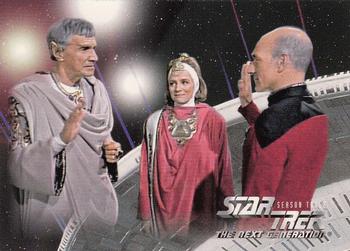 1995 SkyBox Star Trek: The Next Generation Season 3 #207 Mission Chronology - Card C Front