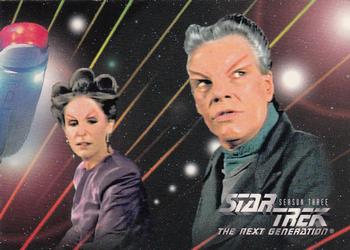 1995 SkyBox Star Trek: The Next Generation Season 3 #211 Mission Chronology - Card G Front