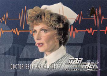 1995 SkyBox Star Trek: The Next Generation Season 3 #215 Doctor Beverly Crusher Front
