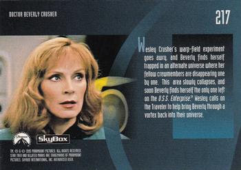 1995 SkyBox Star Trek: The Next Generation Season 3 #217 Doctor Beverly Crusher Back