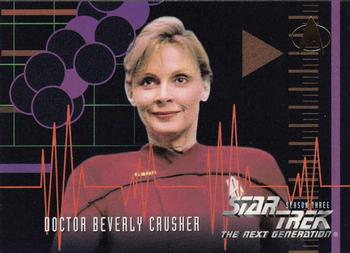 1995 SkyBox Star Trek: The Next Generation Season 3 #220 Doctor Beverly Crusher Front
