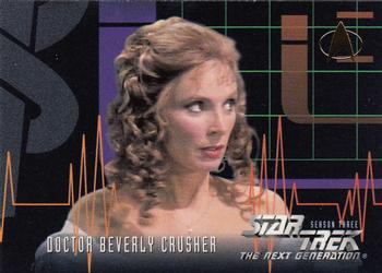 1995 SkyBox Star Trek: The Next Generation Season 3 #221 Doctor Beverly Crusher Front