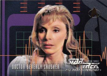 1995 SkyBox Star Trek: The Next Generation Season 3 #222 Doctor Beverly Crusher Front
