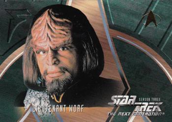 1995 SkyBox Star Trek: The Next Generation Season 3 #227 Lieutenant Worf Front