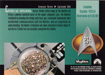 1995 SkyBox Star Trek: The Next Generation Season 3 #234 Evolution Back