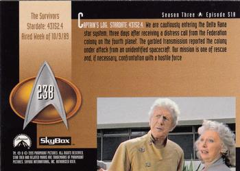 1995 SkyBox Star Trek: The Next Generation Season 3 #238 The Survivors Back