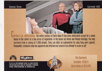 1995 SkyBox Star Trek: The Next Generation Season 3 #239 The Survivors Back