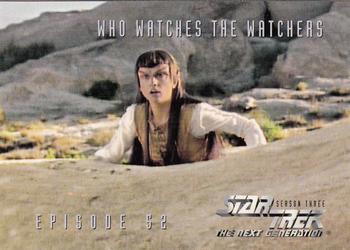 1995 SkyBox Star Trek: The Next Generation Season 3 #241 Who Watches the Watchers Front