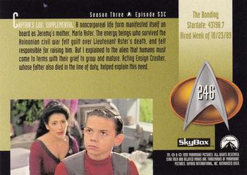 1995 SkyBox Star Trek: The Next Generation Season 3 #246 The Bonding Back