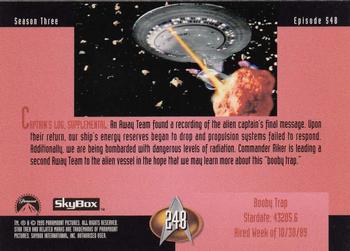 1995 SkyBox Star Trek: The Next Generation Season 3 #248 Booby Trap Back