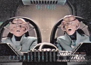 1995 SkyBox Star Trek: The Next Generation Season 3 #255 The Price Front