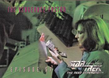 1995 SkyBox Star Trek: The Next Generation Season 3 #256 The Vengeance Factor Front