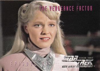 1995 SkyBox Star Trek: The Next Generation Season 3 #258 The Vengeance Factor Front