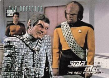 1995 SkyBox Star Trek: The Next Generation Season 3 #260 The Defector Front