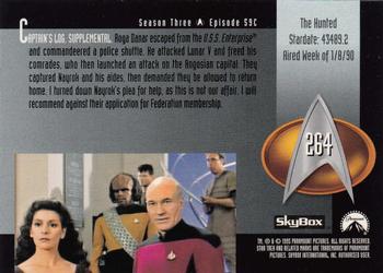 1995 SkyBox Star Trek: The Next Generation Season 3 #264 The Hunted Back