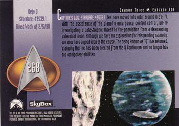 1995 SkyBox Star Trek: The Next Generation Season 3 #268 Deja Q Back