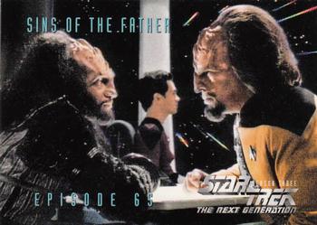 1995 SkyBox Star Trek: The Next Generation Season 3 #280 Sins of the Father Front