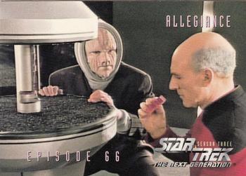 1995 SkyBox Star Trek: The Next Generation Season 3 #283 Allegiance Front
