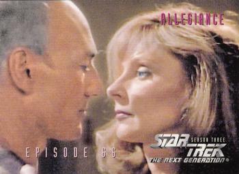 1995 SkyBox Star Trek: The Next Generation Season 3 #284 Allegiance Front