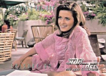 1995 SkyBox Star Trek: The Next Generation Season 3 #286 Captain's Holiday Front