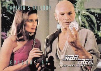 1995 SkyBox Star Trek: The Next Generation Season 3 #288 Captain's Holiday Front