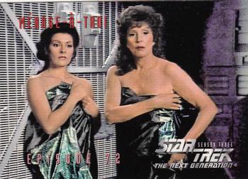 1995 SkyBox Star Trek: The Next Generation Season 3 #301 Ménage-à-Troi Front