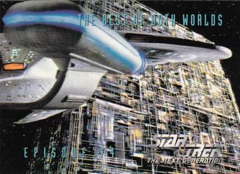 1995 SkyBox Star Trek: The Next Generation Season 3 #307 The Best of Both Worlds Front