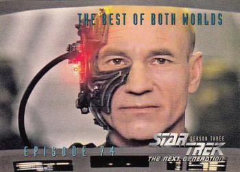1995 SkyBox Star Trek: The Next Generation Season 3 #309 The Best of Both Worlds Front