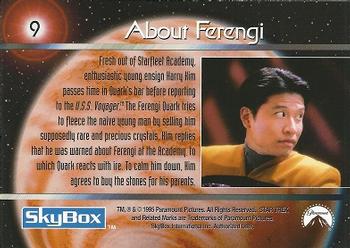 1995 SkyBox Star Trek: Voyager Season One Series One #9 About Ferengi Back