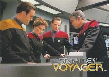 1995 SkyBox Star Trek: Voyager Season One Series One #17 Missing in Action Front