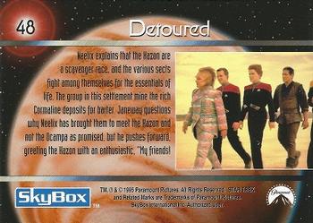 1995 SkyBox Star Trek: Voyager Season One Series One #48 Detoured Back