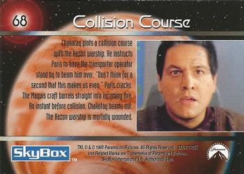 1995 SkyBox Star Trek: Voyager Season One Series One #68 Collision Course Back