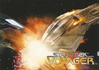 1995 SkyBox Star Trek: Voyager Season One Series One #68 Collision Course Front