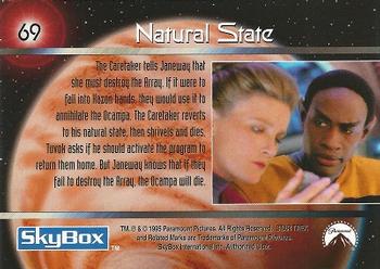 1995 SkyBox Star Trek: Voyager Season One Series One #69 Natural State Back