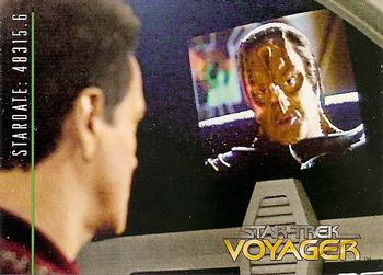 1995 SkyBox Star Trek: Voyager Season One Series Two #10 Caretaker (Part One) Front