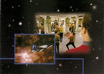 1995 SkyBox Star Trek: Voyager Season One Series Two #1 Mission Chronology - Card A Front