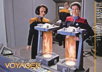 1995 SkyBox Star Trek: Voyager Season One Series Two #43 Heroes and Demons Front