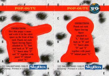 1996 SkyBox 101 Dalmatians #80 Two-Tone, puppy Back